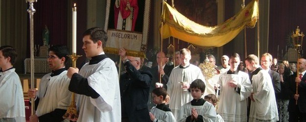 Eucharist procession_2 Eucharistic Procession on the Feast of Corpus Christi
