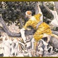 Zacchaeus talking with Christ collage Zacchaeus talking with Christ collage