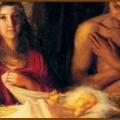 Chadarevian photos-12-24-14 The Birth of Christ, by Carl Heinrich Bloch (1834-1890).